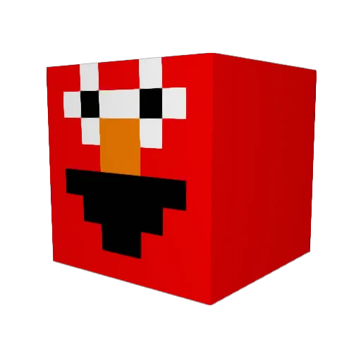 babb777 Minecraft avatar head, 3D render