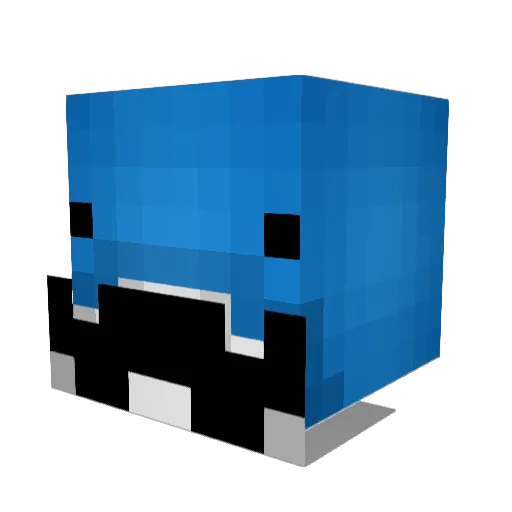 babballotti Minecraft avatar head, 3D render