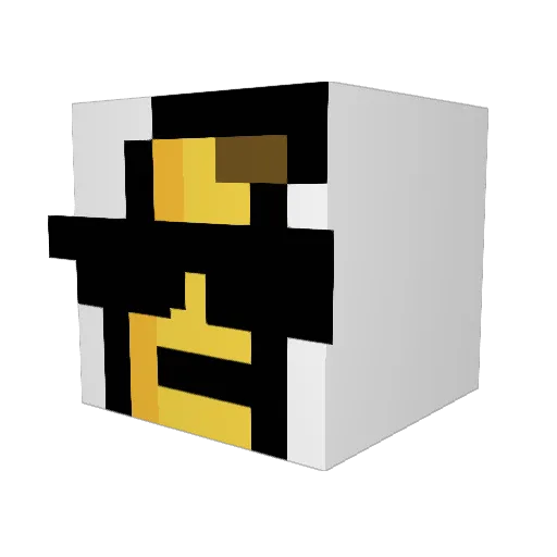 babeosupreme Minecraft avatar head, 3D render