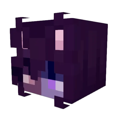 babigirl12 Minecraft avatar head, 3D render