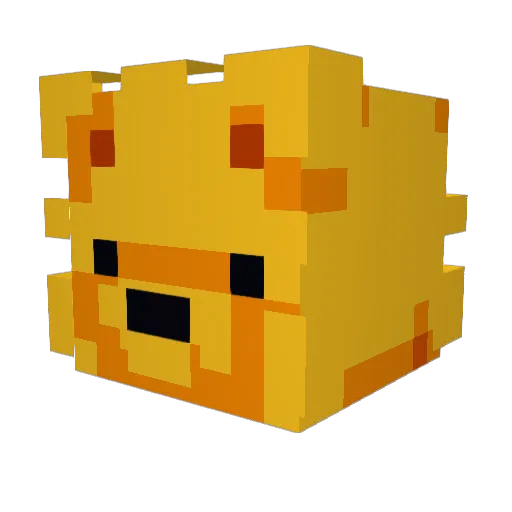babinsk1 Minecraft avatar head, 3D render