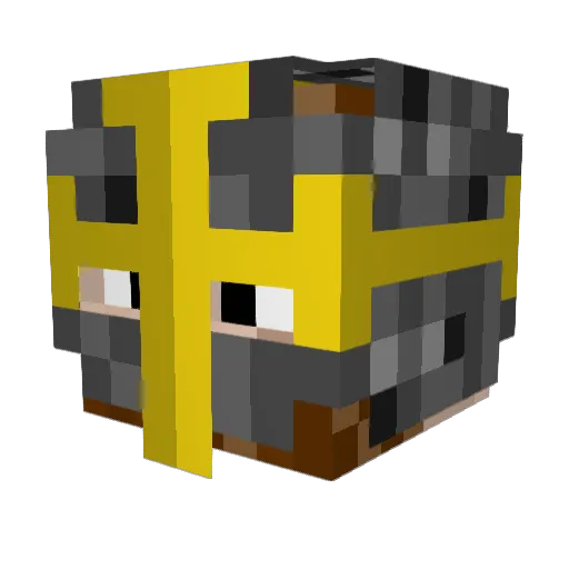 babo365 Minecraft avatar head, 3D render