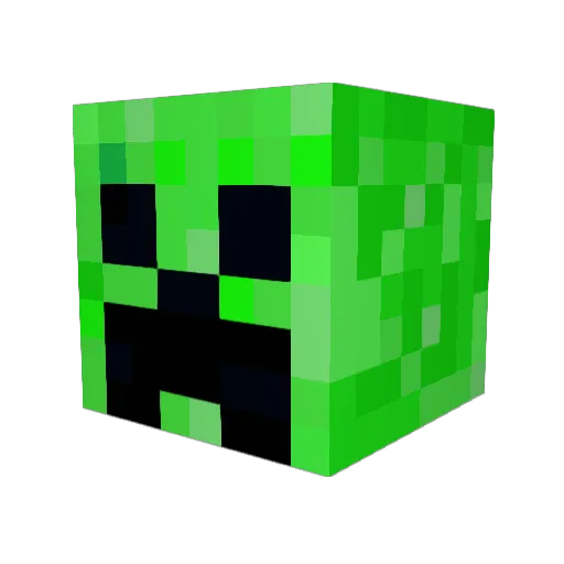 baboila Minecraft avatar head, 3D render
