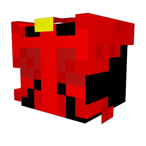 baboo13 Minecraft avatar head, 3D render