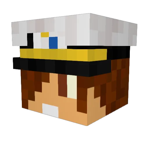 babou120 Minecraft avatar head, 3D render