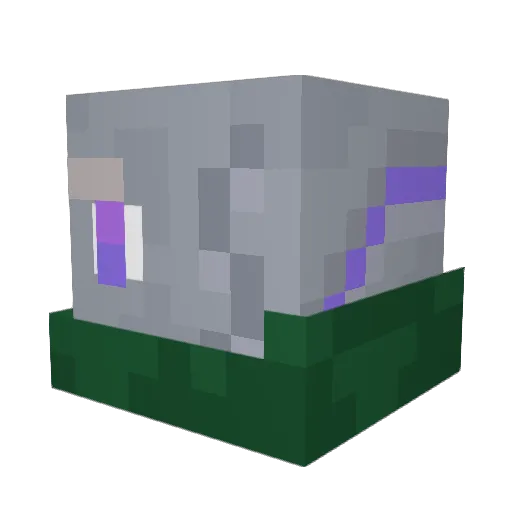 babulaka Minecraft avatar head, 3D render