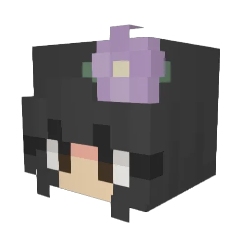 baby_charmander Minecraft avatar head, 3D render