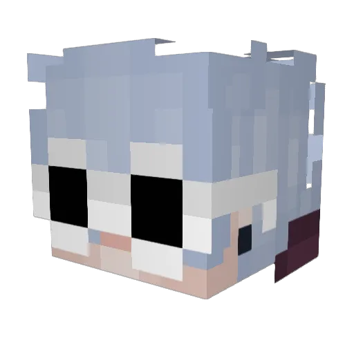 babybear1 Minecraft avatar head, 3D render
