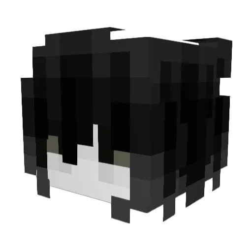 babyboiviki Minecraft avatar head, 3D render