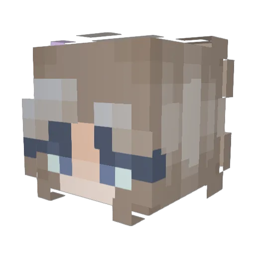 babyg02 Minecraft avatar head, 3D render