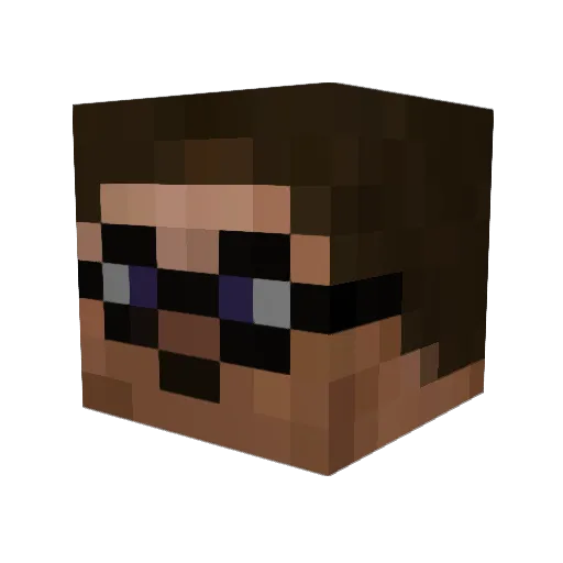babyhero09 Minecraft avatar head, 3D render