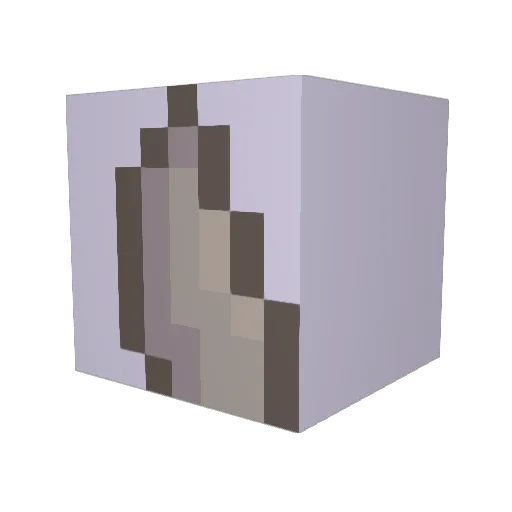 babymanatee Minecraft avatar head, 3D render