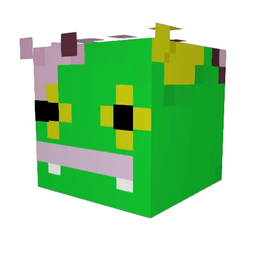 babyorphan Minecraft avatar head, 3D render