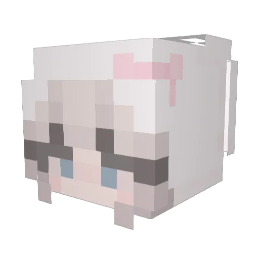 babyrinth Minecraft avatar head, 3D render