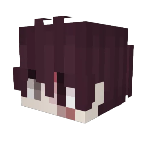 babytrapstar Minecraft avatar head, 3D render