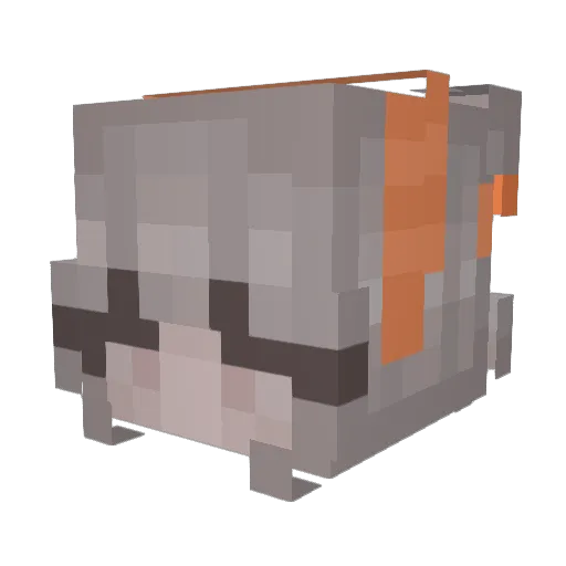 babyydiaa Minecraft avatar head, 3D render