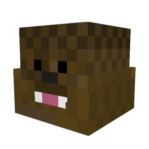 bacca031245 Minecraft avatar head, 3D render