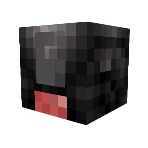 baccabrian Minecraft avatar head, 3D render