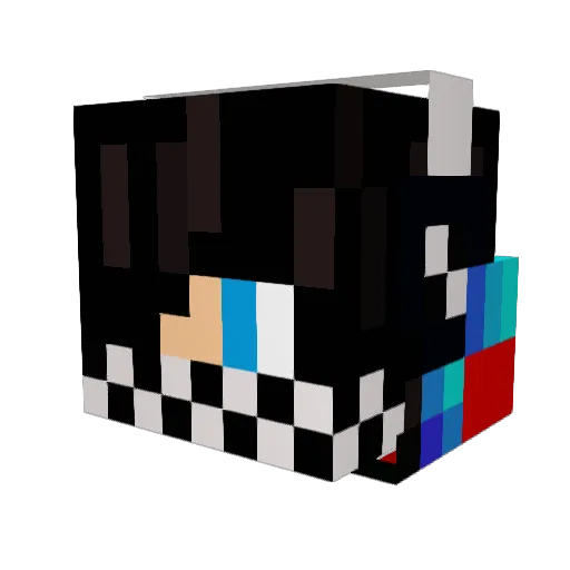 bachik100 Minecraft avatar head, 3D render