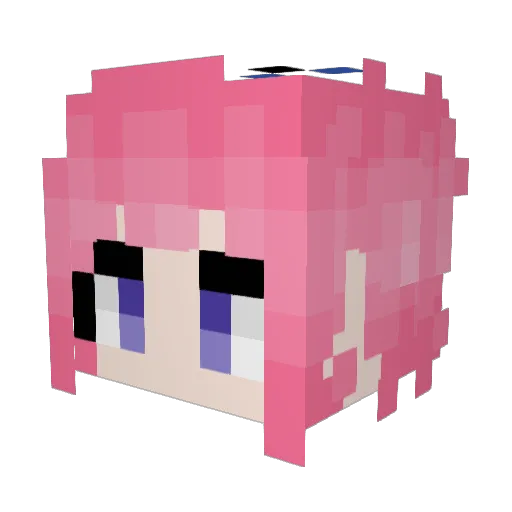 bachongying52 Minecraft avatar head, 3D render