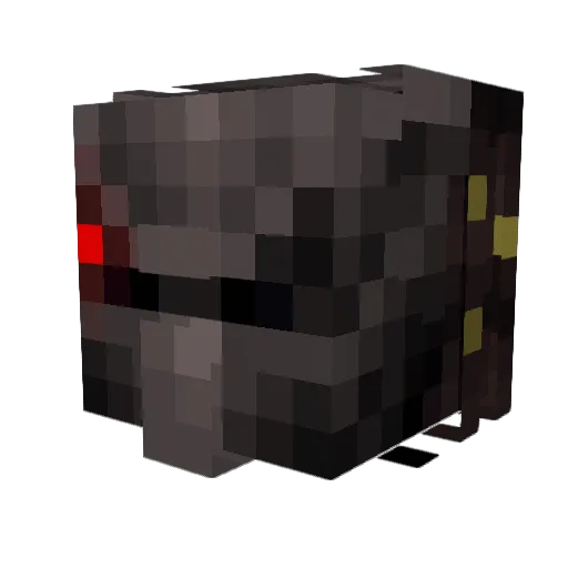 back2school2 Minecraft avatar head, 3D render