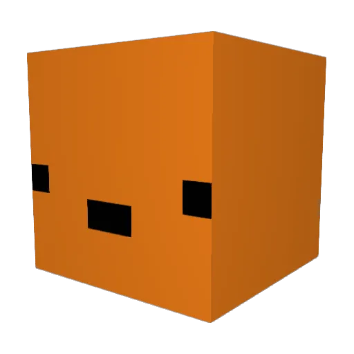backab3 Minecraft avatar head, 3D render