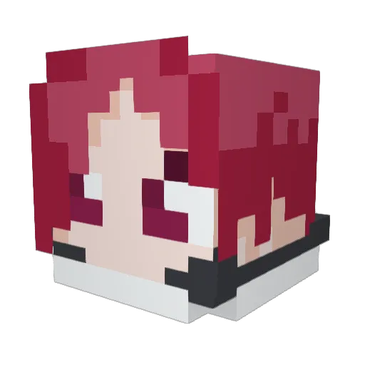backjack11 Minecraft avatar head, 3D render
