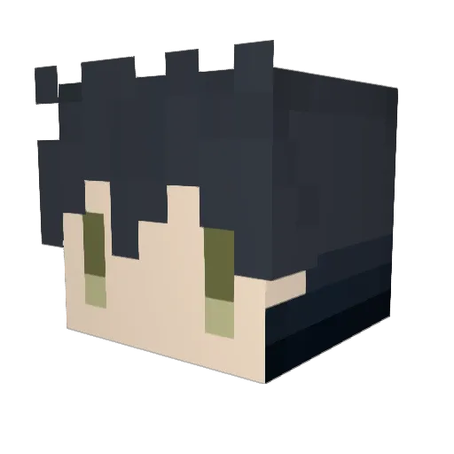 backn774 Minecraft avatar head, 3D render