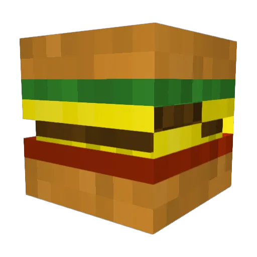 backyardigan22 Minecraft avatar head, 3D render