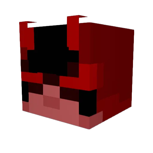 bacolyte Minecraft avatar head, 3D render