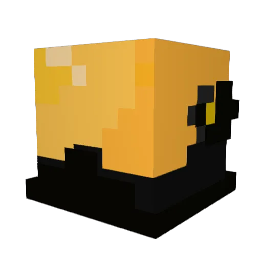 bacon074 Minecraft avatar head, 3D render