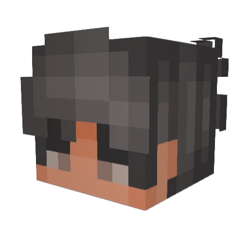 bacon5642 Minecraft avatar head, 3D render