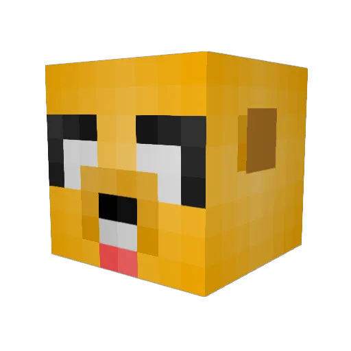 baconater32 Minecraft avatar head, 3D render