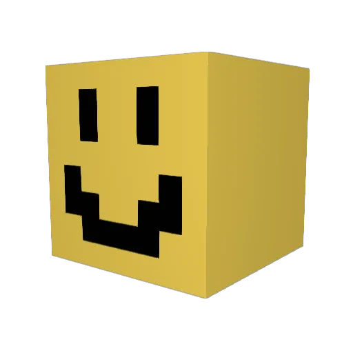 baconbeta Minecraft avatar head, 3D render