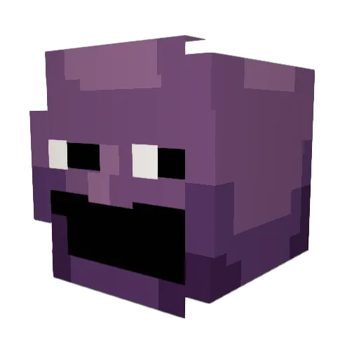 baconboss12 Minecraft avatar head, 3D render