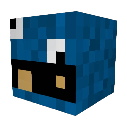 baconkim Minecraft avatar head, 3D render
