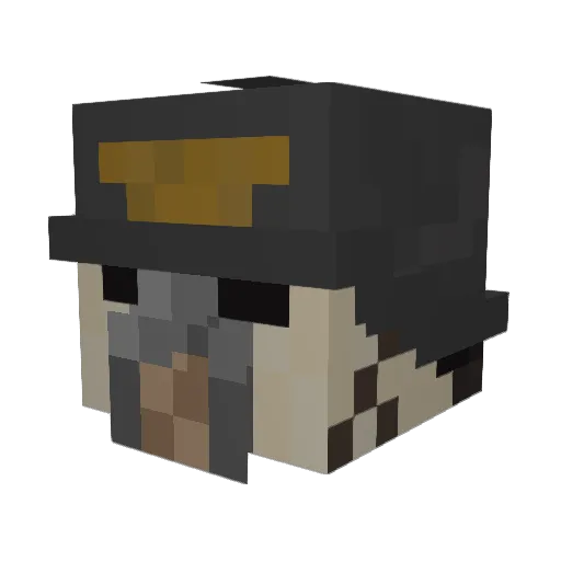 baconlover1818 Minecraft avatar head, 3D render