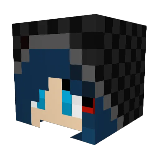 baconlover272 Minecraft avatar head, 3D render