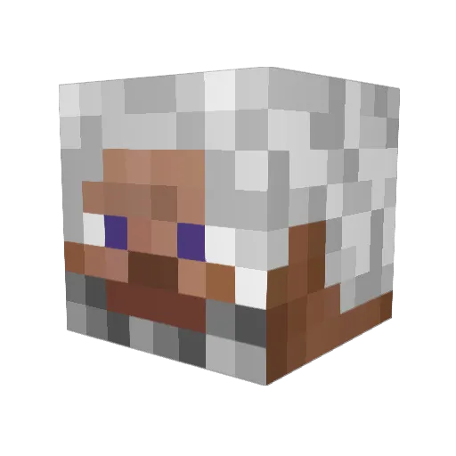 baconpie68 Minecraft avatar head, 3D render