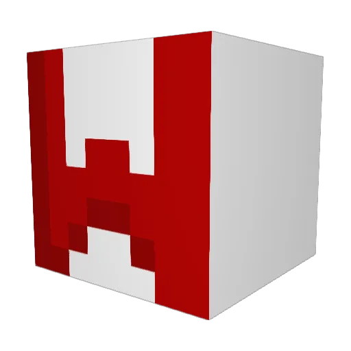 baconrider1101 Minecraft avatar head, 3D render