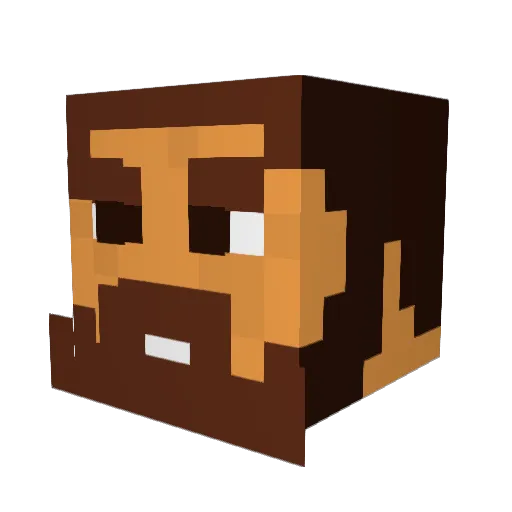 baconwallet95 Minecraft avatar head, 3D render