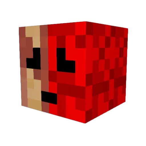 baconzdemon Minecraft avatar head, 3D render