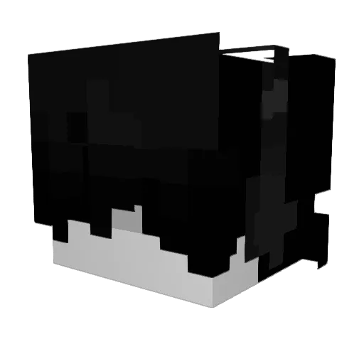 bacv Minecraft avatar head, 3D render