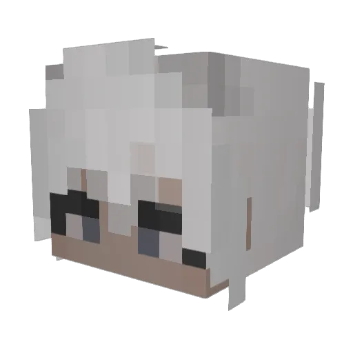 bad777432 Minecraft avatar head, 3D render