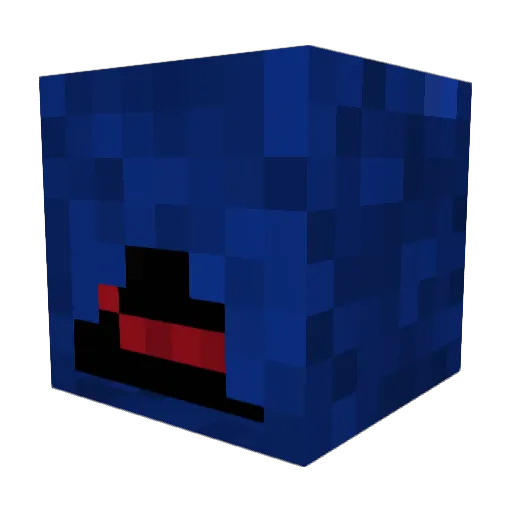 badHiPixel Minecraft avatar head, 3D render