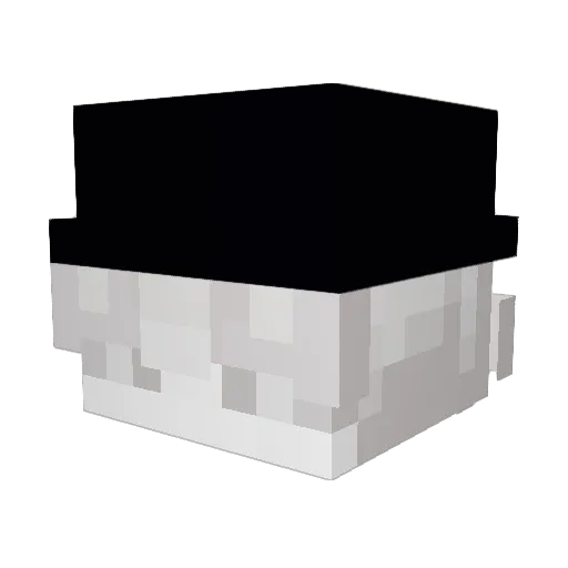 badPink Minecraft avatar head, 3D render