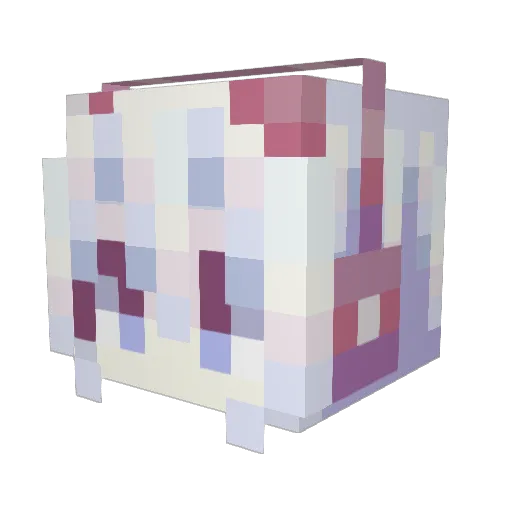 bad_heart Minecraft avatar head, 3D render