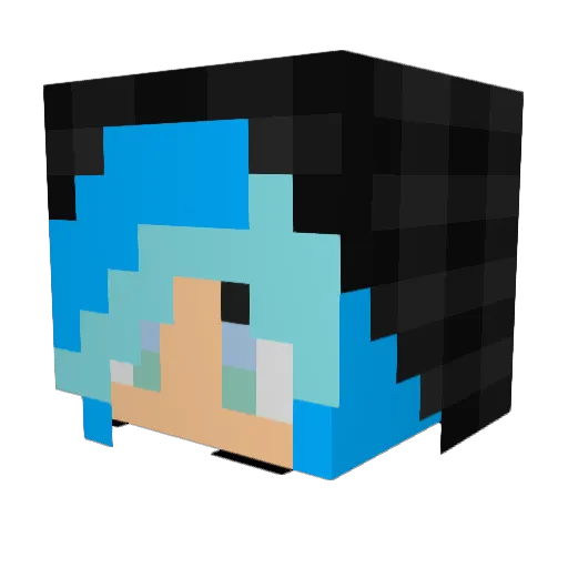 bad_lucas123 Minecraft avatar head, 3D render