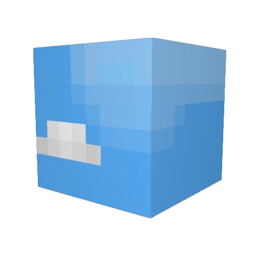 bada0919 Minecraft avatar head, 3D render