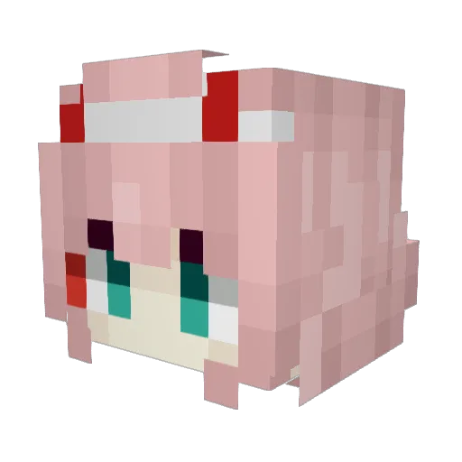 badala123 Minecraft avatar head, 3D render